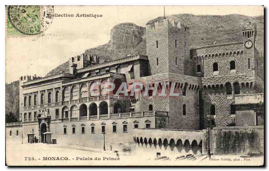CPA Monaco Palais du Prince