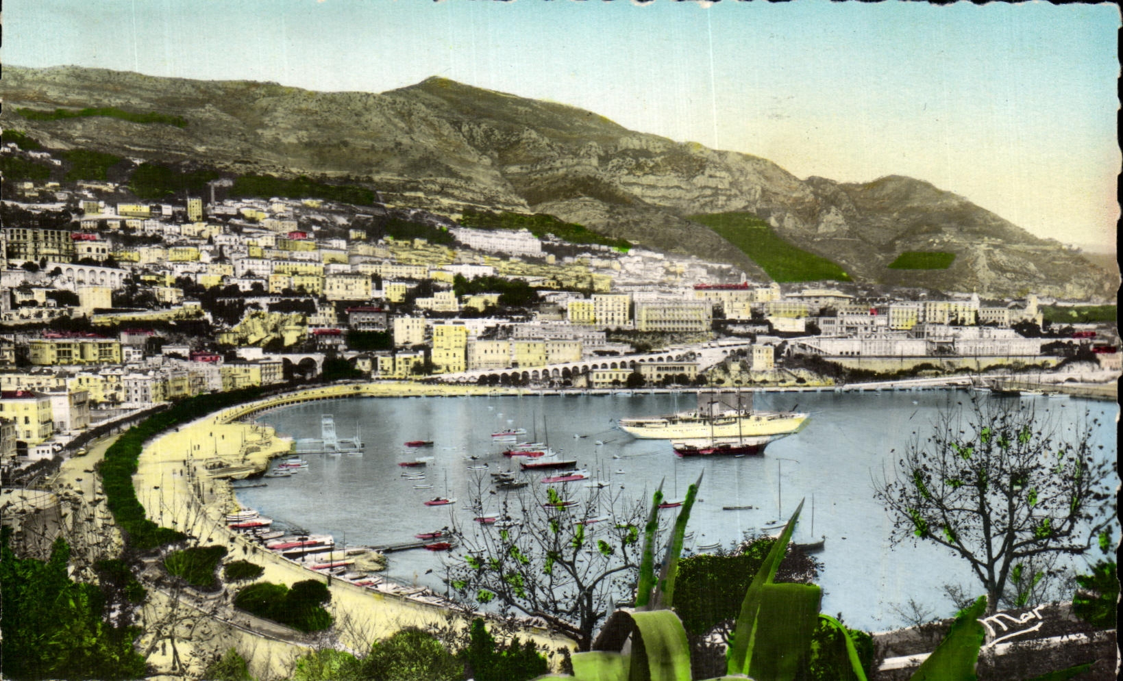 CPA La Principaute De Monaco Monte Carlo Vue d'ensemble