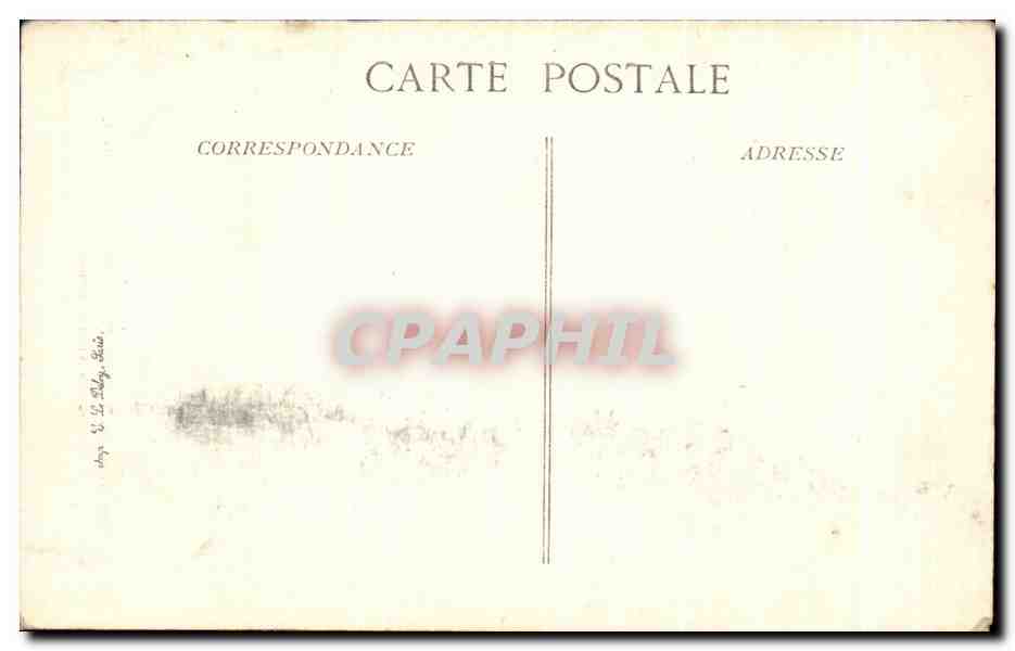 CPA Heros du Bourget par Georges Berge Salon des Artistes Francais — Verso
