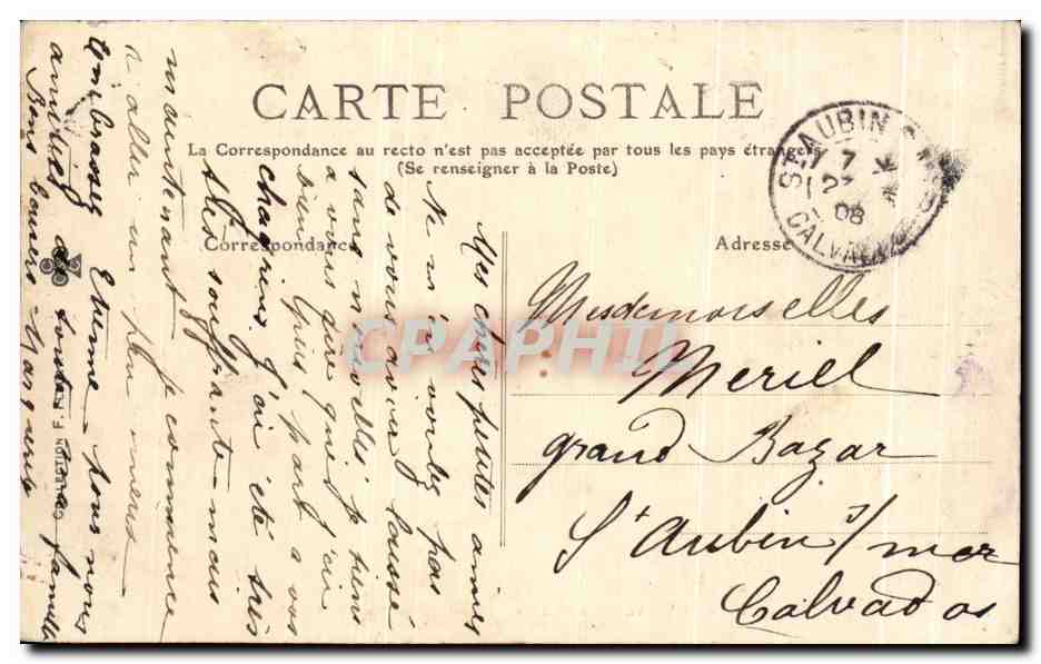 Bois de Vincennes - Le Petit Ruisseau - Vue artistique — Éditeur non identifié, n° 28 — Verso
