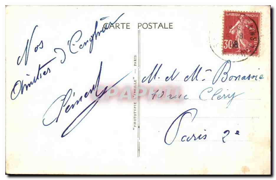 Enghien-les-Bains — Bord du Lac — A.C. 6 — Verso