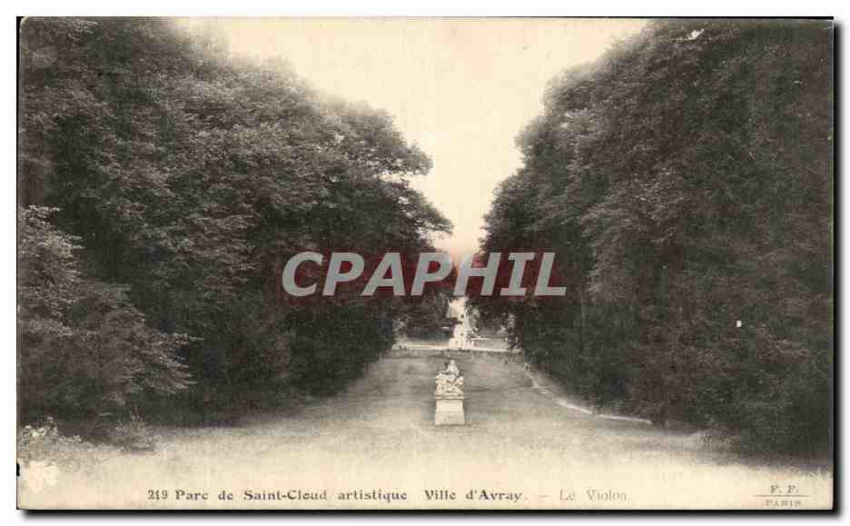CPA Parc de Saint Cloud artistique Ville d'Avray