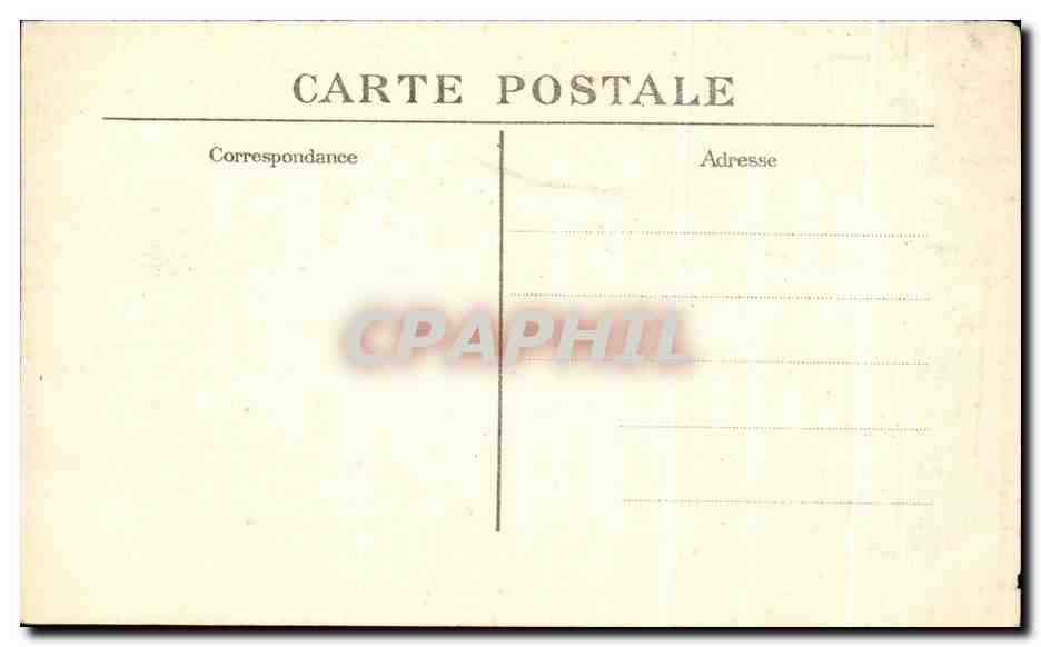 CPA Parc de Saint Cloud artistique Ville d'Avray — Rückseite
