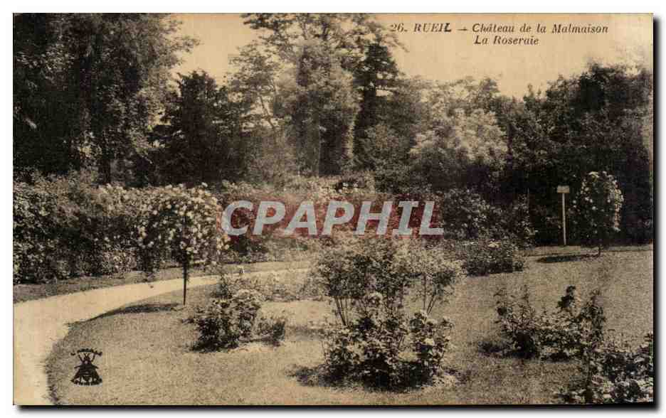 CPA Rueil Chateau de Malmaison La Roseraie