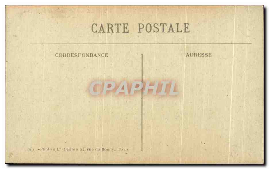 CPA Rueil Chateau de Malmaison La Roseraie — Rückseite
