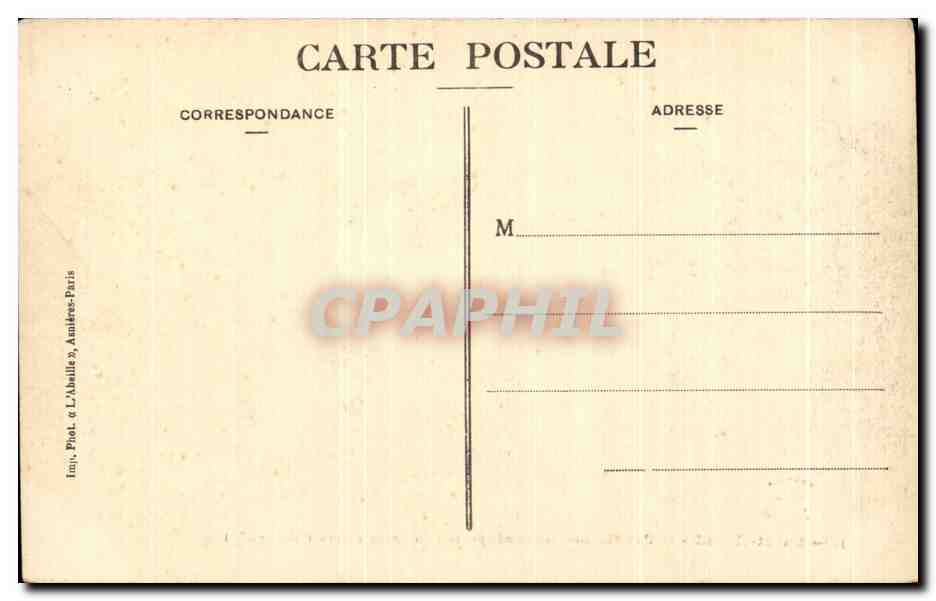 CPA Saint Cloud Le Parce la Grande Cascade pendant les Grandes Eaux — Back
