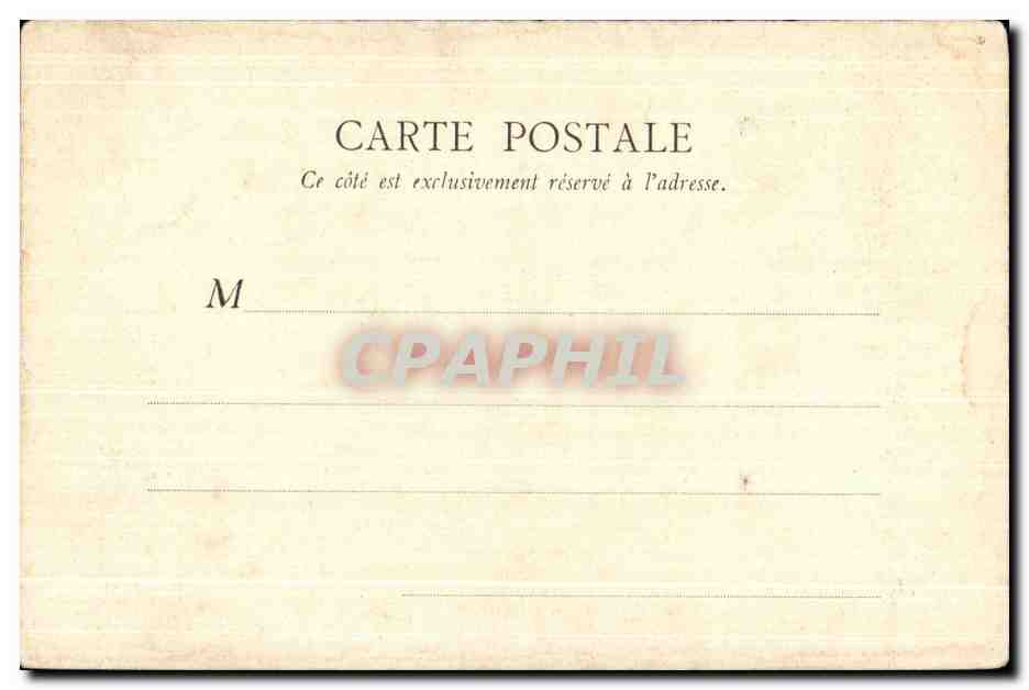 CPA Parc de Saint Cloud La France couronnant l'Art et l'Industrie — Rückseite