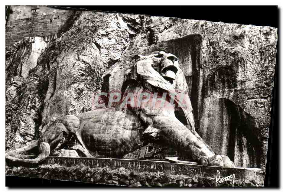 CPSM Images de France Belfort le Lion Oeuvre du Bartholdi