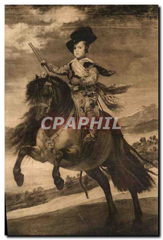 CPA Principe D Baltasar Carlos Velazquez Museo Del Prado Madrid Cheval