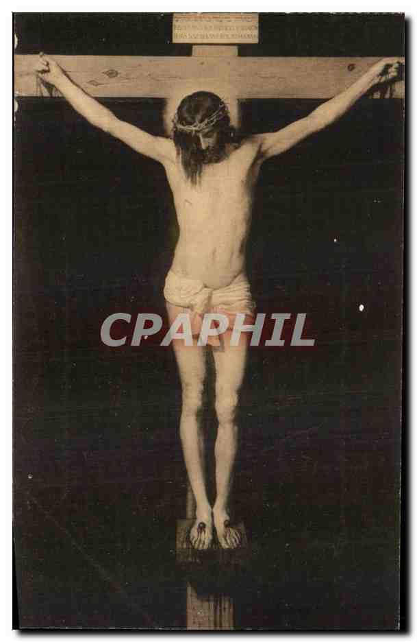 CPA Nuestro Senor Crucificado Velazquez Museo Del Prado Madrid Christ