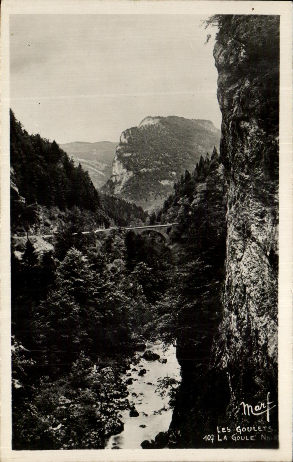 CPA Les Goulets la Goule