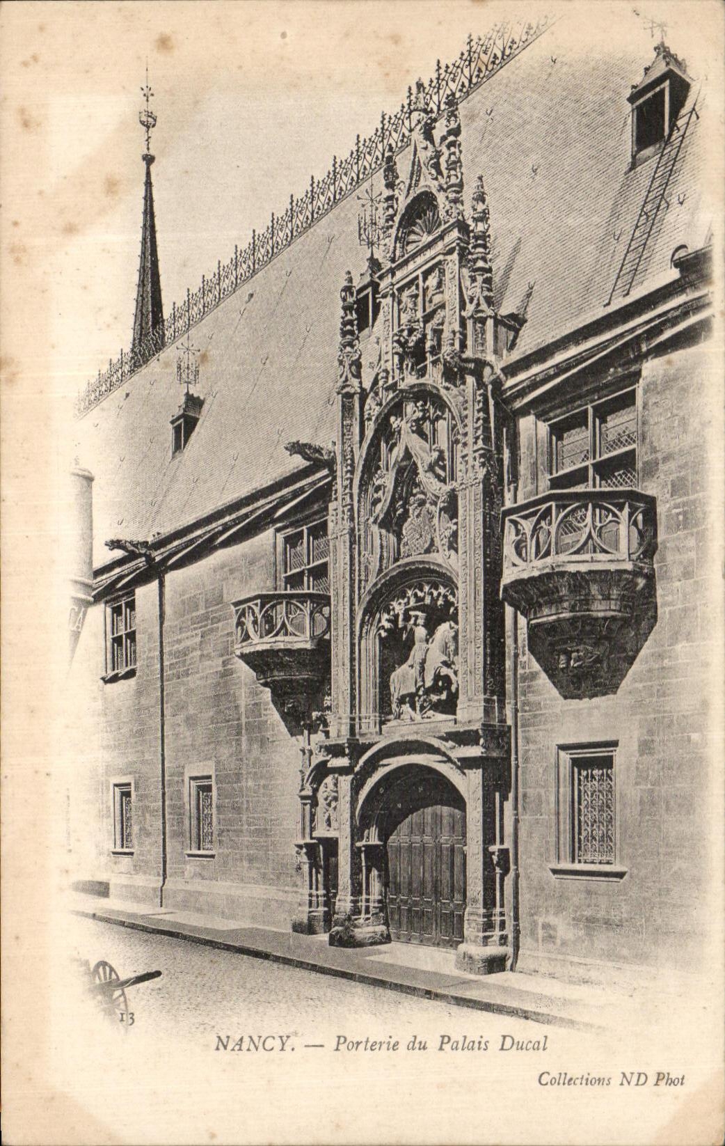 CPA Nancy Porterie du Palais Ducal