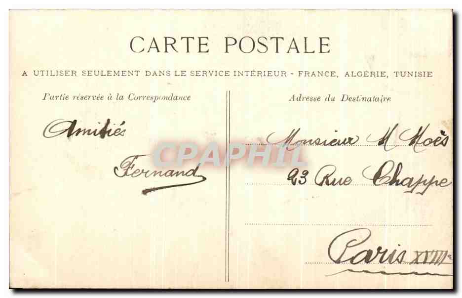 CPA La Normandie Gisors Le Chateau — Rückseite