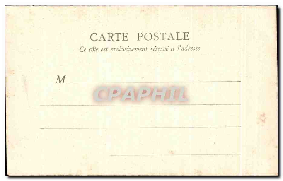 CPA Paris Archives Nationales Palais Soubise — Rückseite