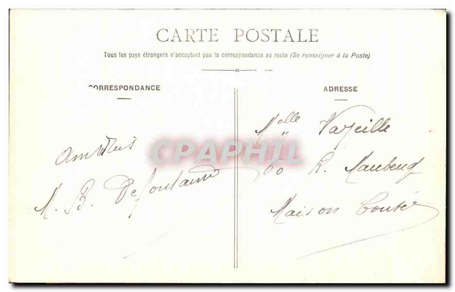 CPA Chateaudun La Fontaine Monumentale Place du 18 octobre  — Verso