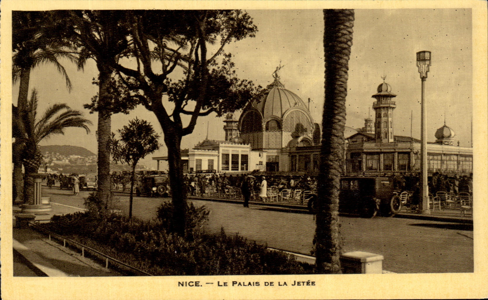 CPA Nice Le Palais De la Jetee