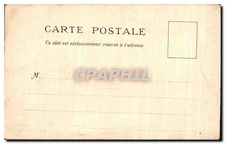 CPA Le Pont De Fer Au Jardin Public Tours — Rückseite