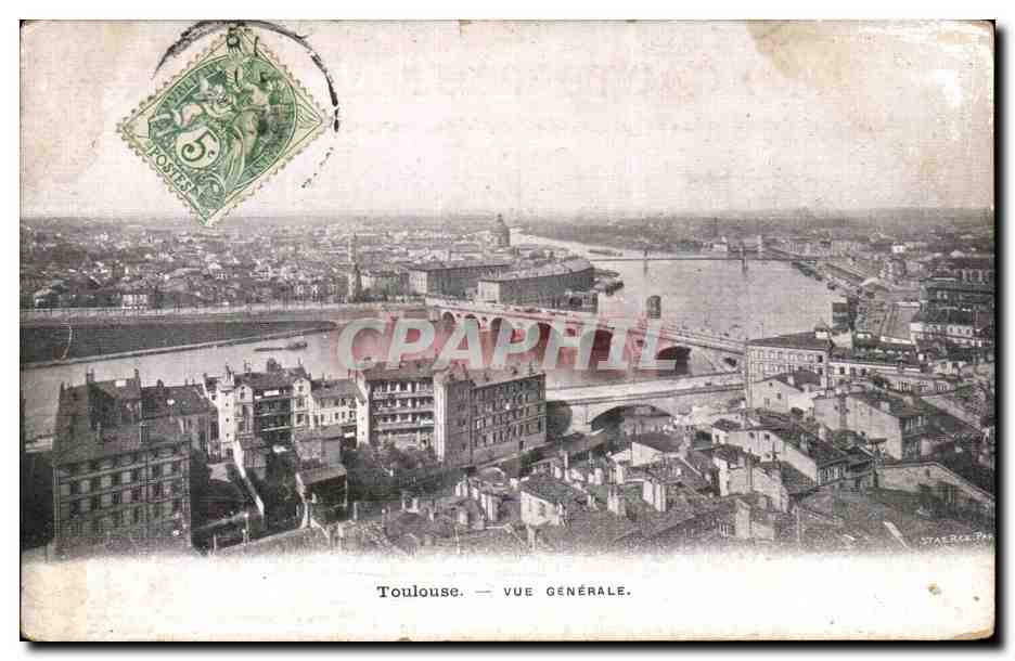 CPA Toulouse Vue Generale
