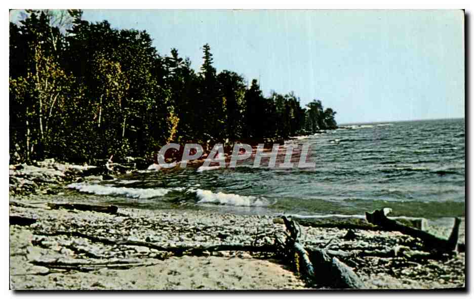 CPSM South Point Washington Island Door County Wisconsin