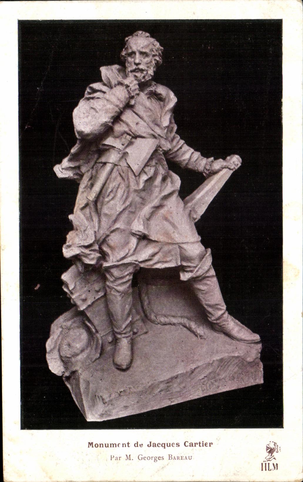 Monument de Jacques Cartier — Par M. Georges Bareau — Éditeur ILM