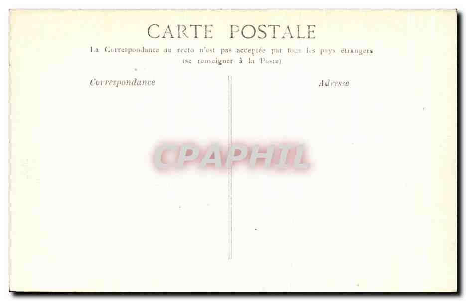 Palazzo di Fontainebleau — L'Étang des Carpes e il Museo Cinese — G. B. N. G. Fontainebleau — Verso