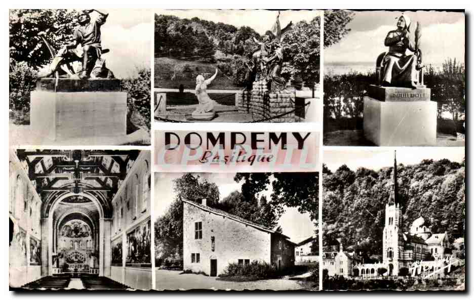 Antike Ansichtskarte Souvenir De Domremy Basilique