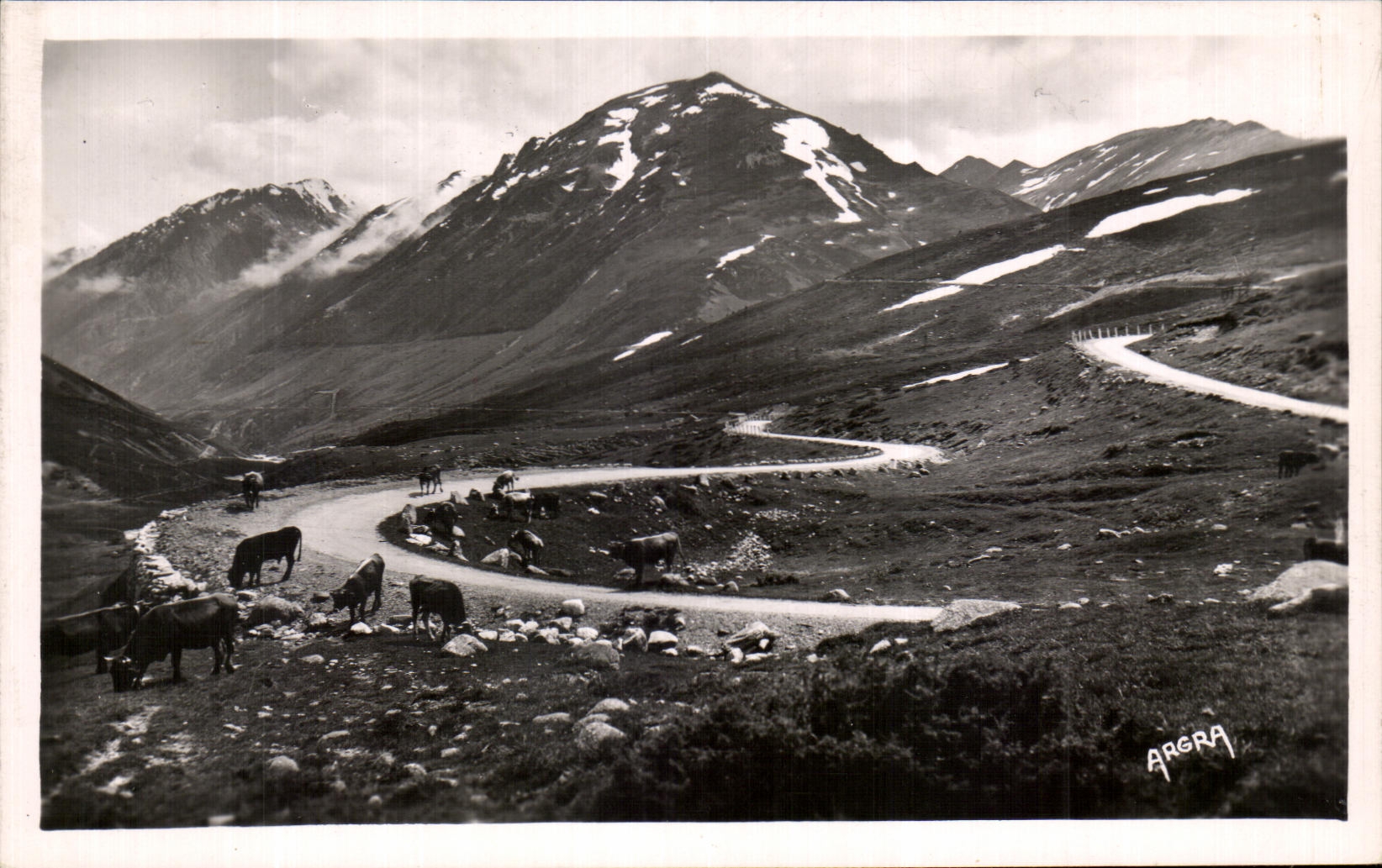 CPA Ariege Route De L'Hospitalet Au Col de Puymorens