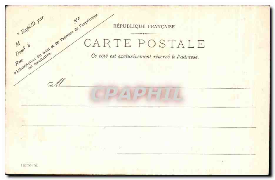 St. Germain-en-Laye — Schloss und Esplanade — Edition Trianon Nr. 751a — Rückseite