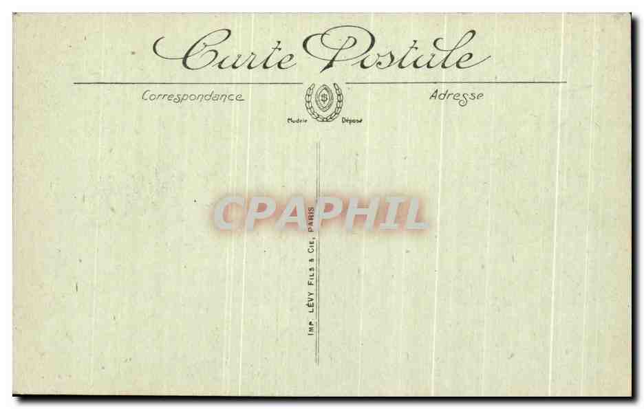 CPA Monte Carlo Le Casino vu De La Route De La Turbie — Rückseite