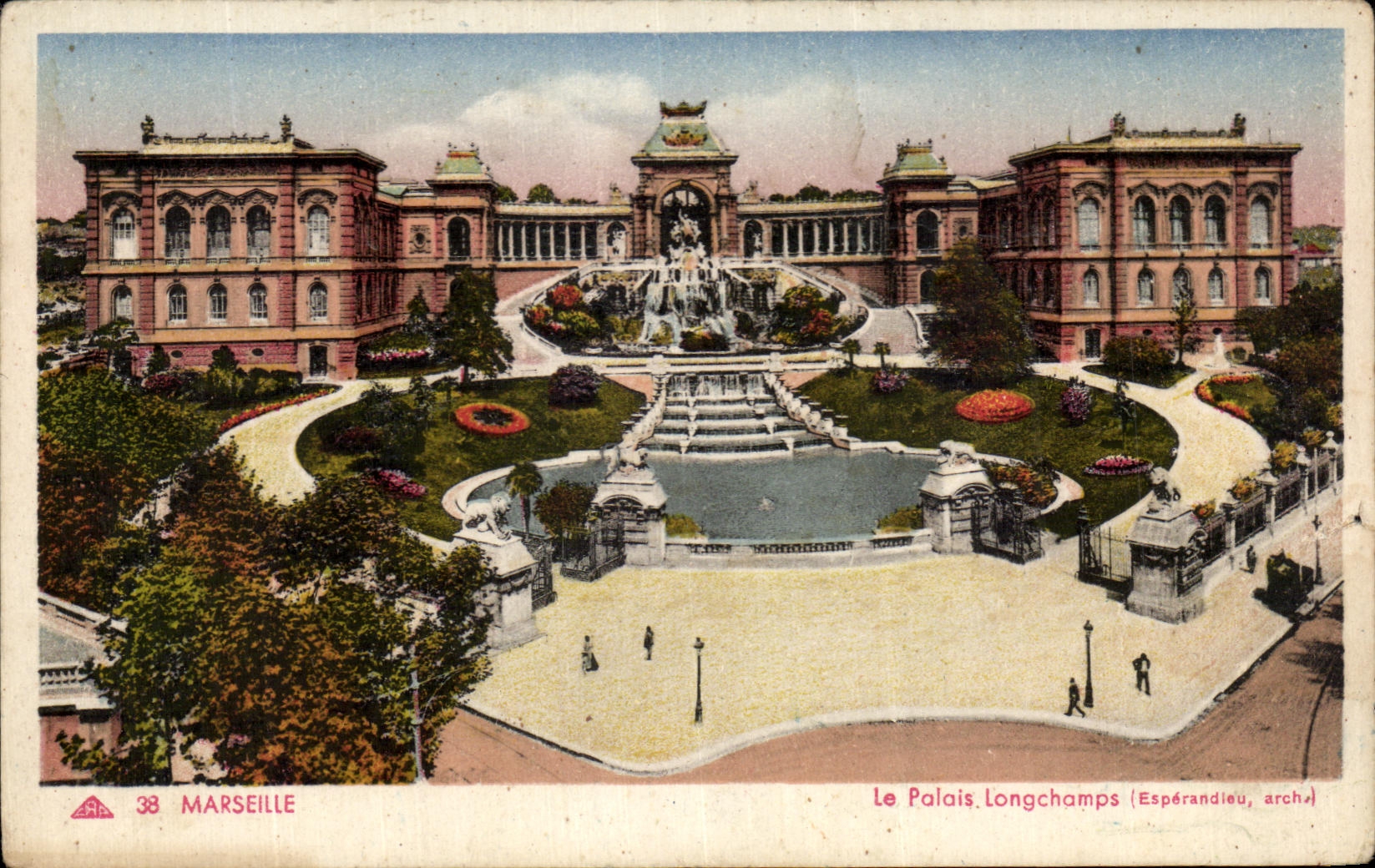 CPA Marseille Le Palais Longchamps