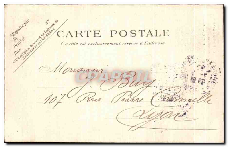 CPA Paris Le Pont Alexandre III Vue Partielle — Rückseite