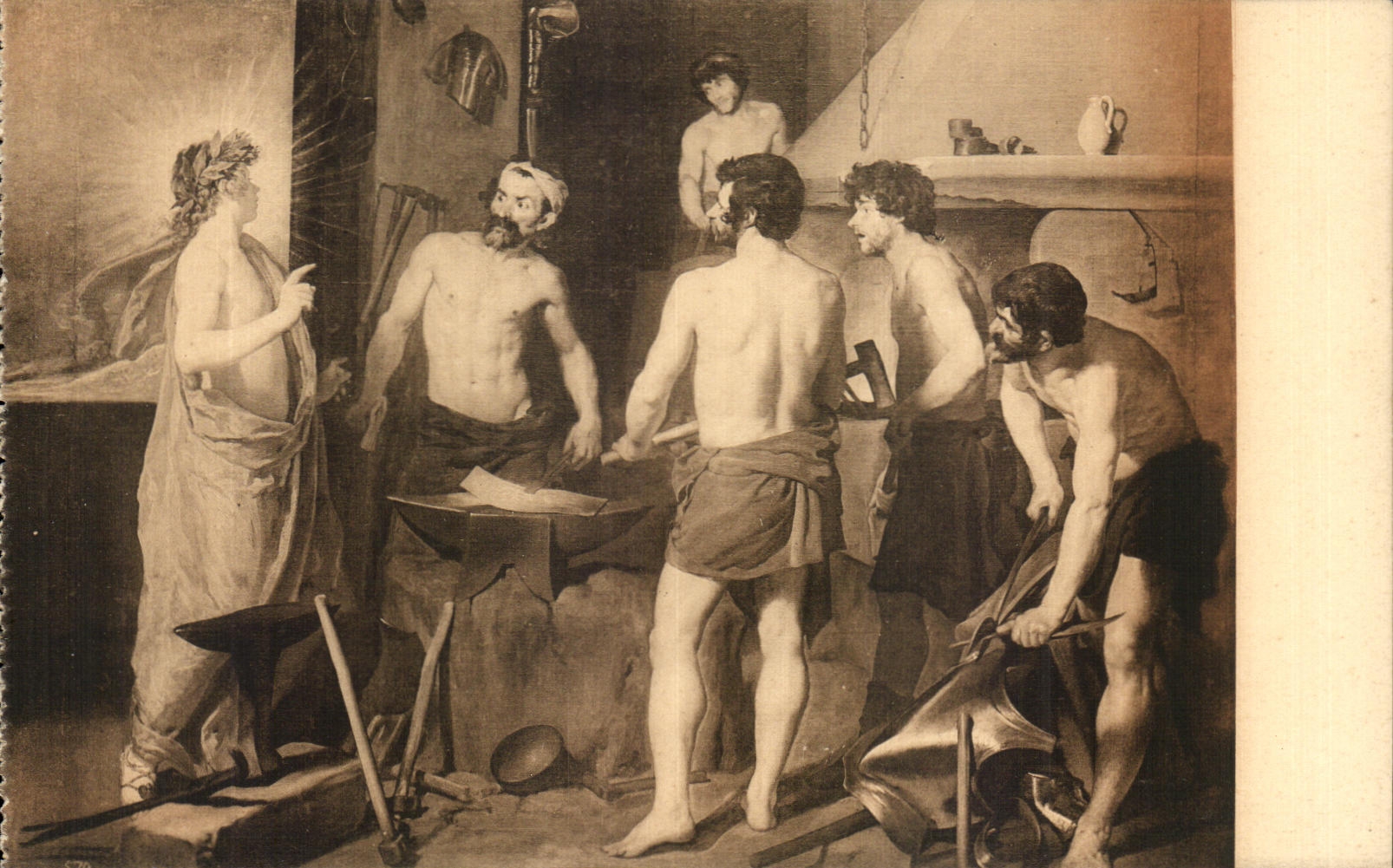 CPA La Fragua de Vulcano Velazquez Museo Del Prado Madrid