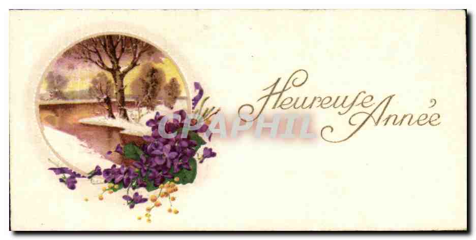 CPA Fantaisie Bonne Heureuse Annee