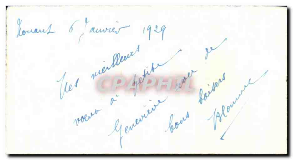 CPA Fantaisie Bonne Heureuse Annee — Rückseite