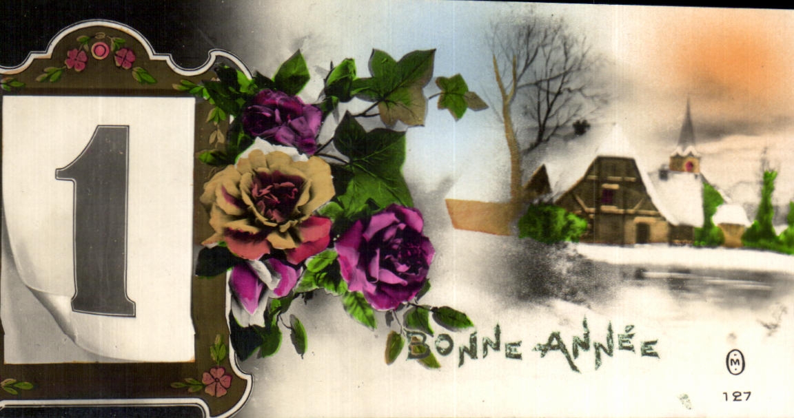 CPA Fantaisie Bonne Heureuse Annee