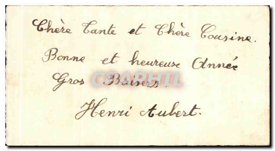 CPA Fantaisie Bonne Heureuse Annee — Rückseite