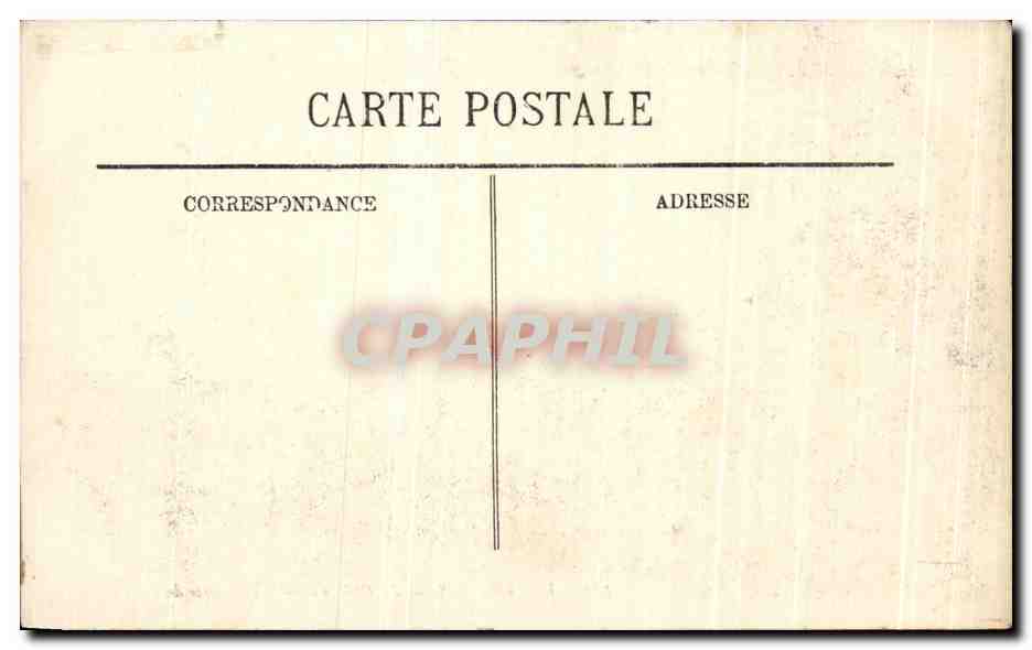 CPA Versailles Le Chateau La Galerie de Pierre — Verso