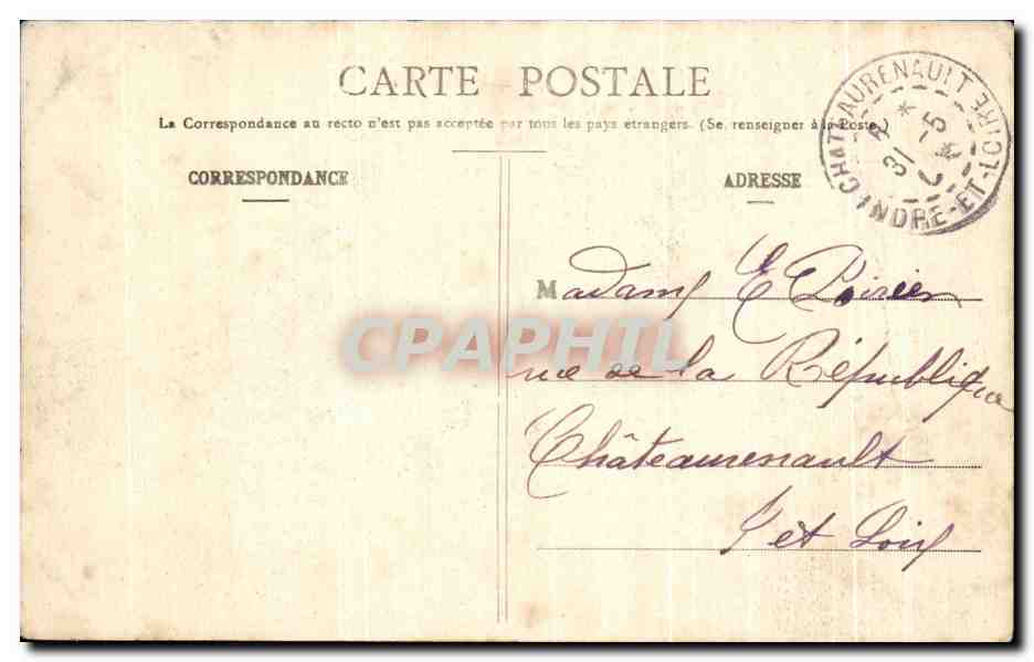 Bois de Vincennes - Le Pont rustique, près St-Mandé - G. I. — Verso