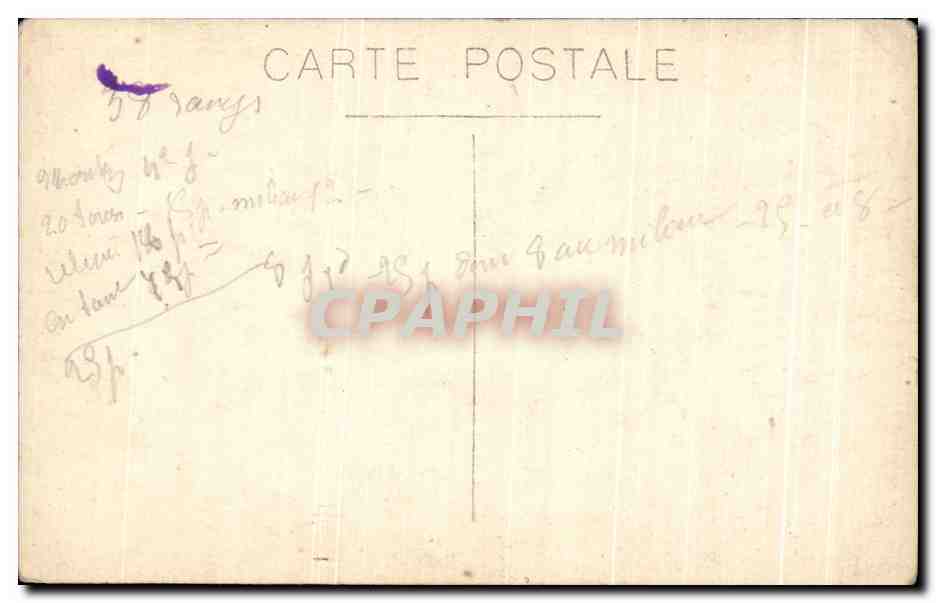 CARTE PHOTO Vieille femme folklore  — Rückseite