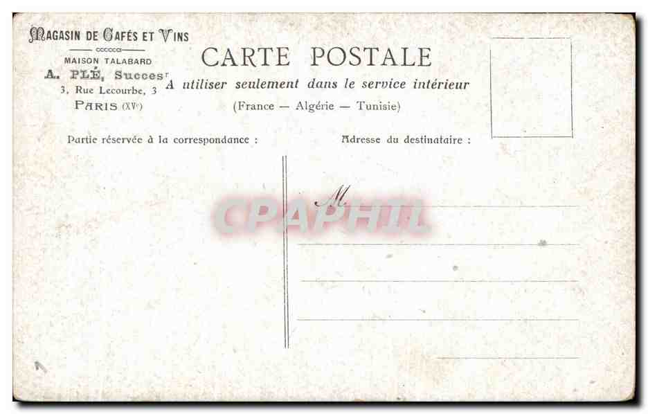 CPA Paris Buttes Chaunont Le Lac Le Bevedere — Verso