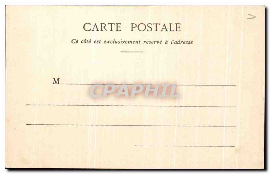 CPA Paris Eglise Notre Dame L'Abside — Verso