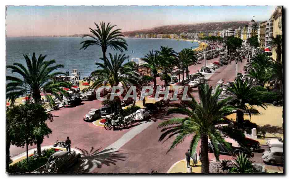 CPA Le Cote d'Azur Nice Vue Generale De La Promenade Des Anglais