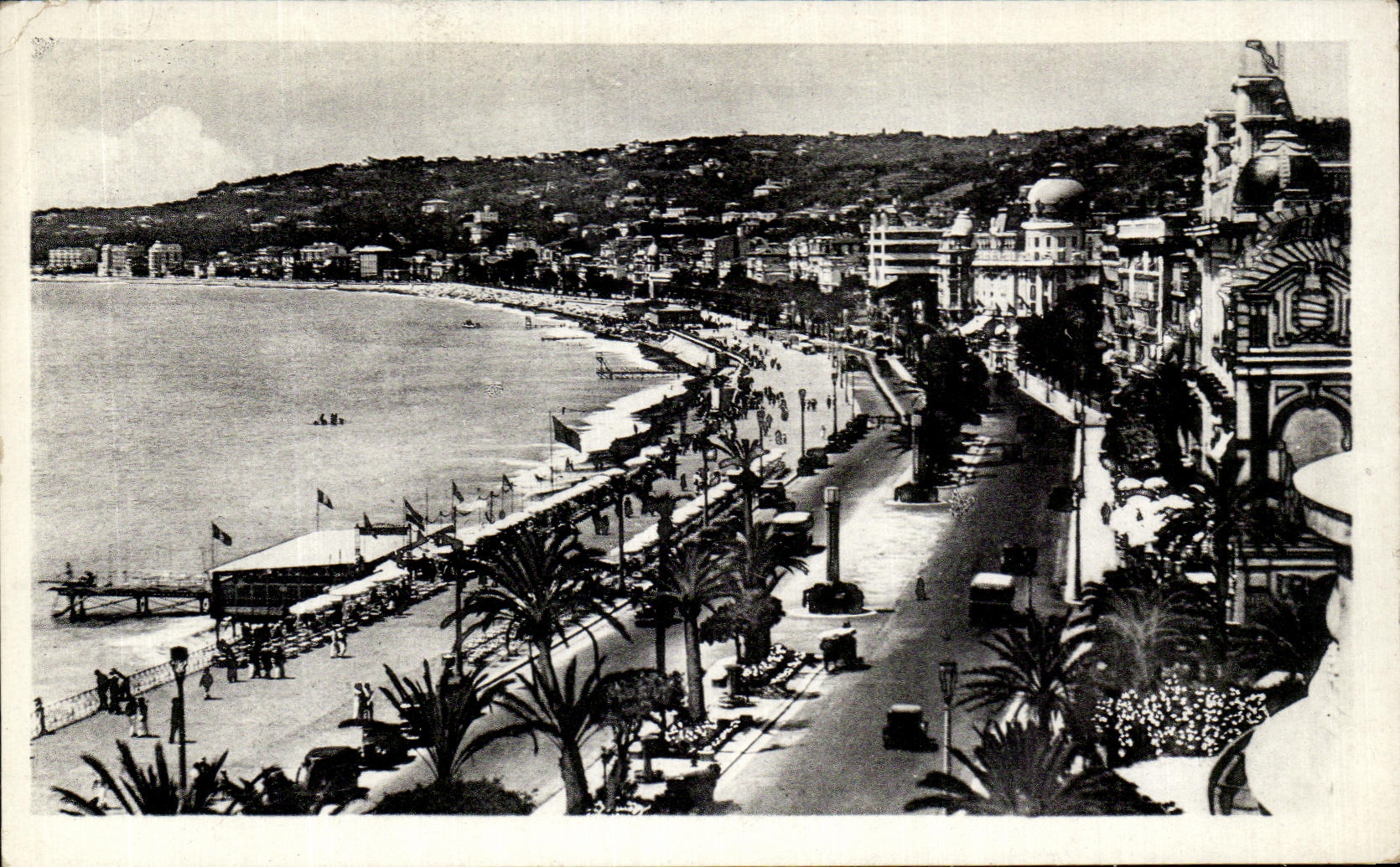 CPA Nice Vue Prise De l'Hotel Ruhl
