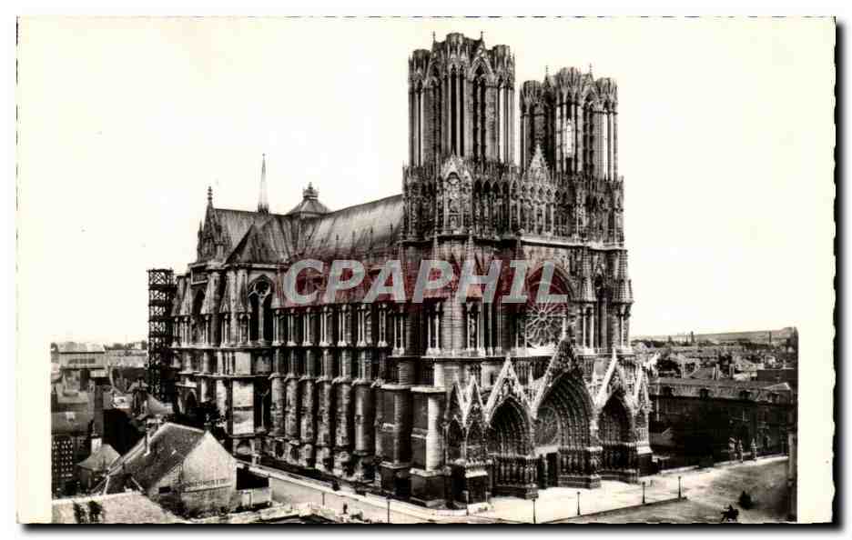 Cathédrale de Reims — vue de la façade — P. 5