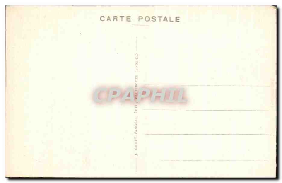 Château de MUROLS - La Tour du Capitaine — L'Auvergne, éditeur G. D'O, n°23 — Achterkant