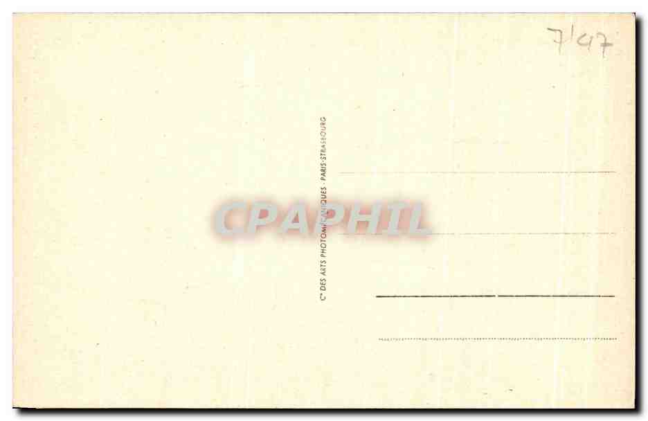 CPA St Bertrand de Comminges La Cathedrale Detail des Stalles Parclose Homme accroupi — Verso