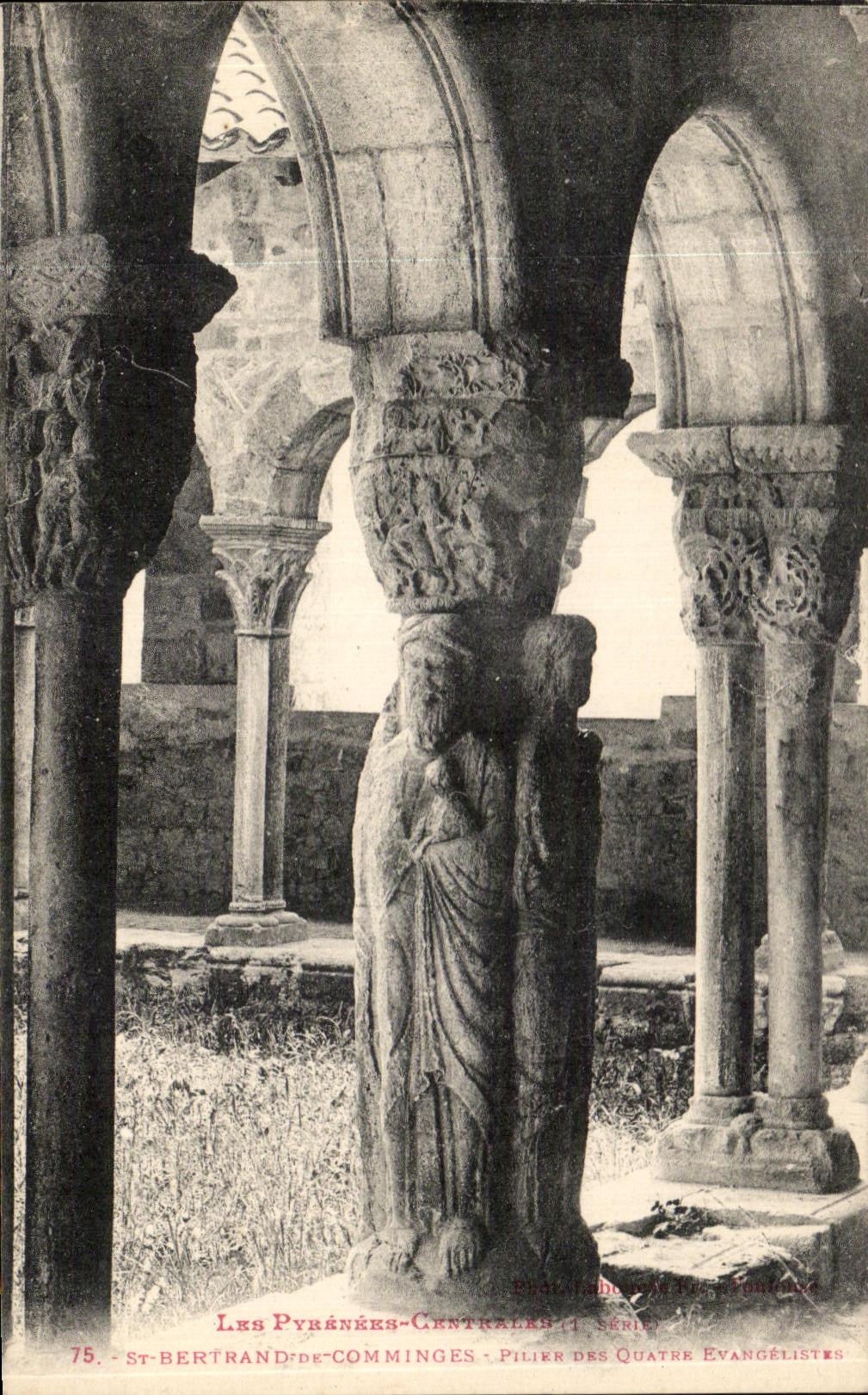 CPA St Bertrand de Comminges Pilier Des Quatre evangelistes