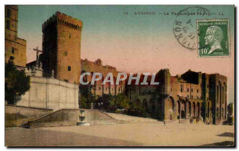 CPA Avignon Le Palais Des Papes