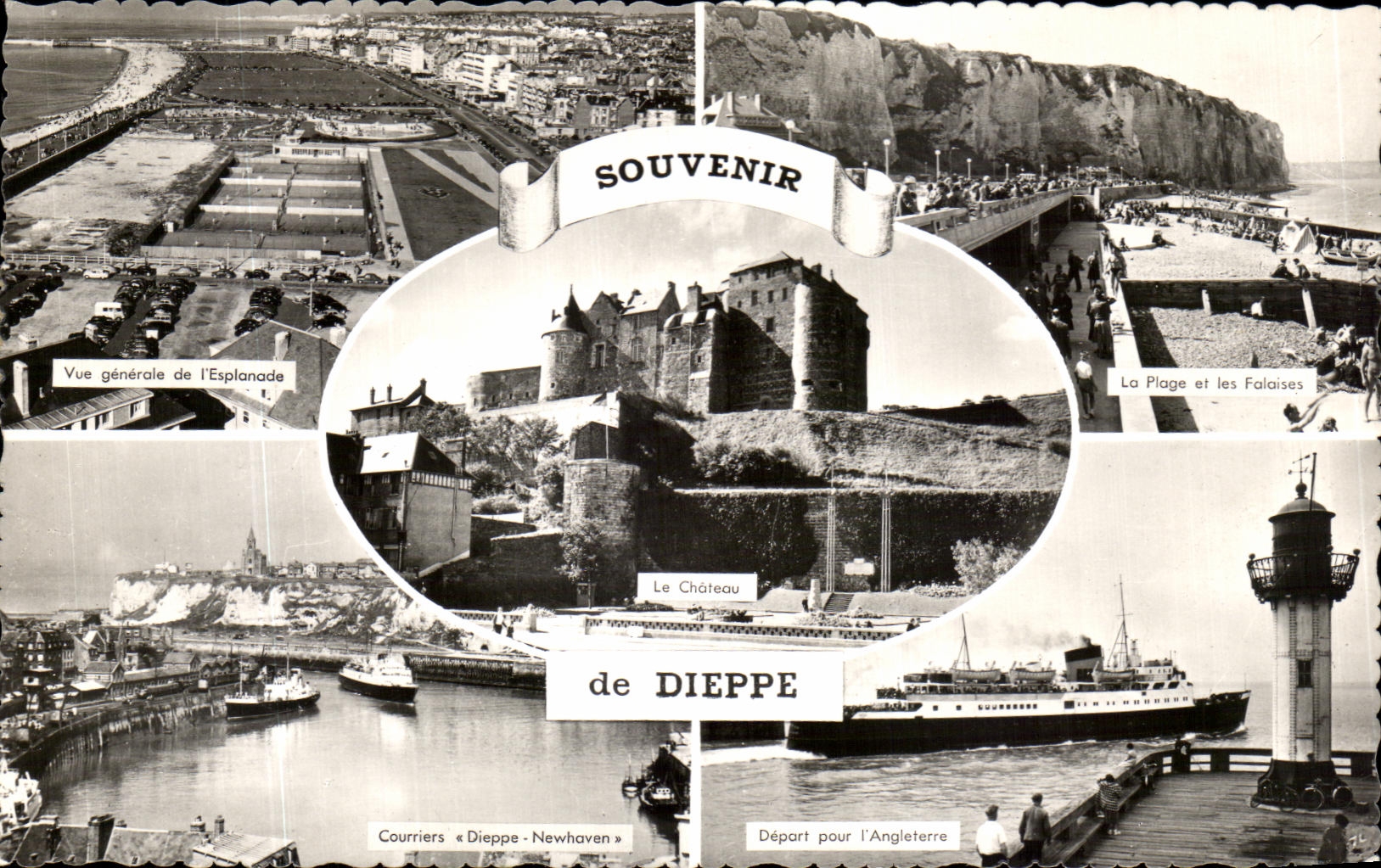 CPA Souvenir Le Chateau de Dieppe