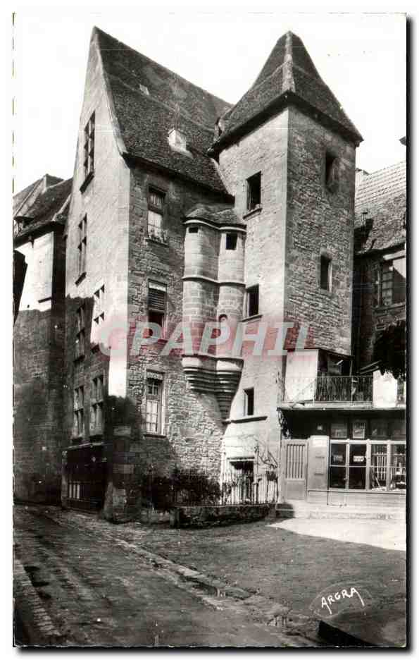 Sarlat (Dordogne) — Hôtel du XVᵉ siècle, rue des Consuls — ARGRA